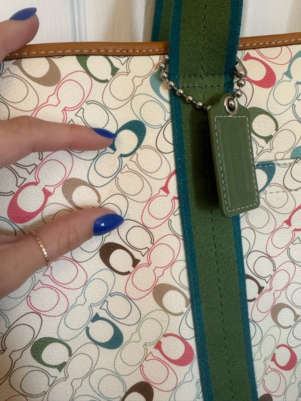 Coach Multicolor Tote - Picture 3 of 12